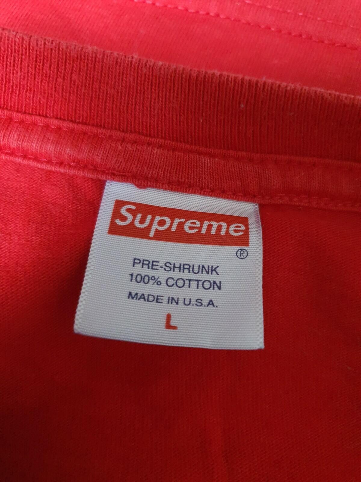 FW17 Supreme x Independent Old English Tee Red Size L