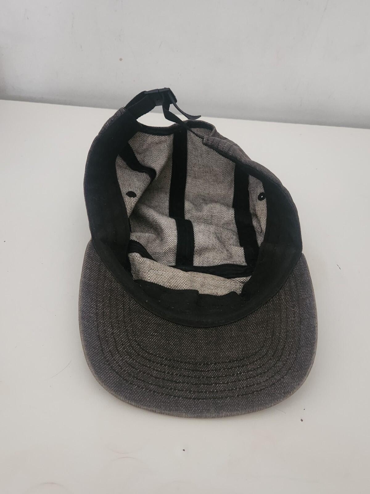 Gorra Camp Supreme de mezclilla SS18 negra