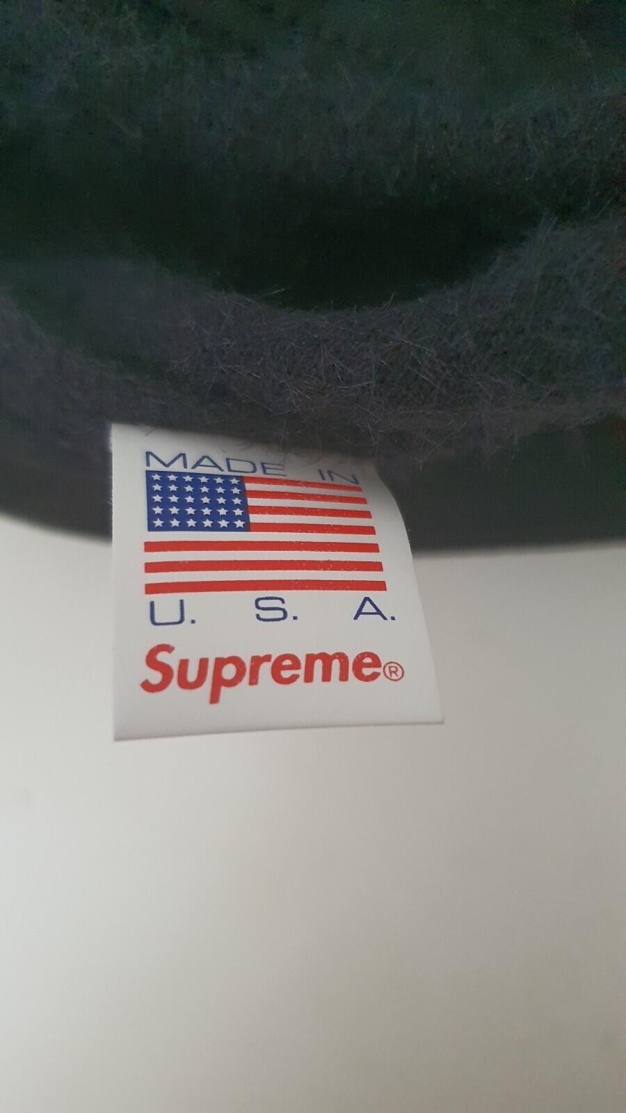 FW19 Supreme Faux Fur Camp Cap Black