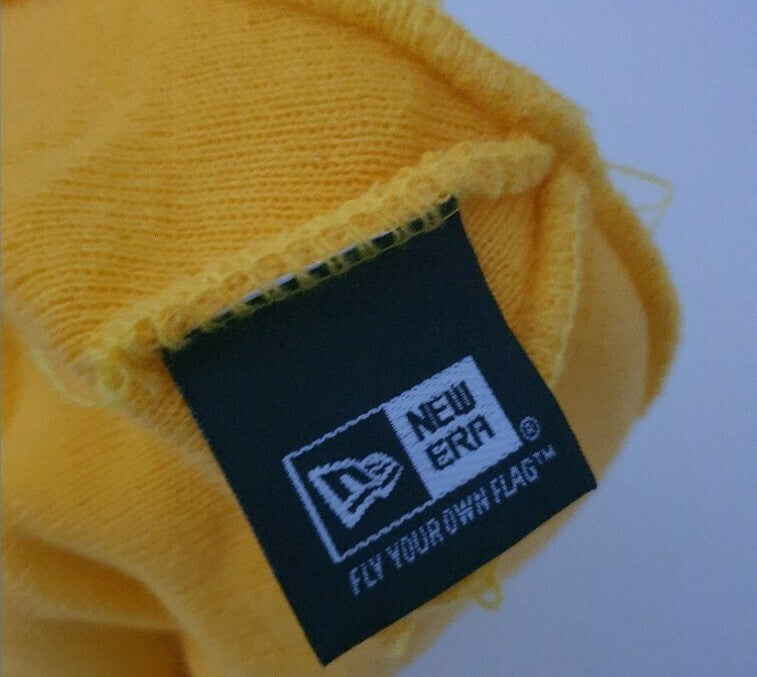 FW14 Supreme New Era Tonal Box Logo Beanie Mustard