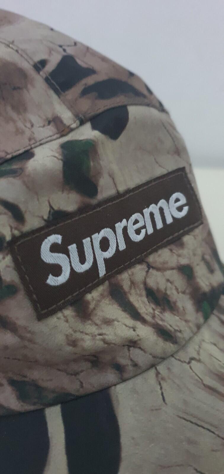 SS22 Supreme GORE-TEX Paclite camp cap hat waterproof box logo brown prym1 camo