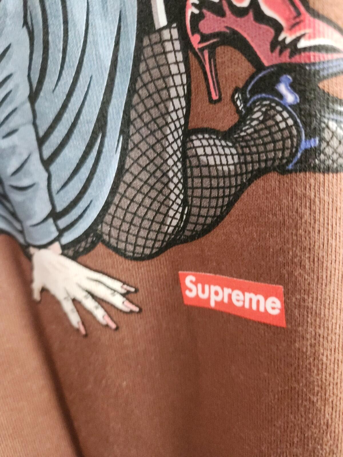 FW22 Supreme Nuns tee Original Artwork By Sean CliverBrown T-shirt Size L Large