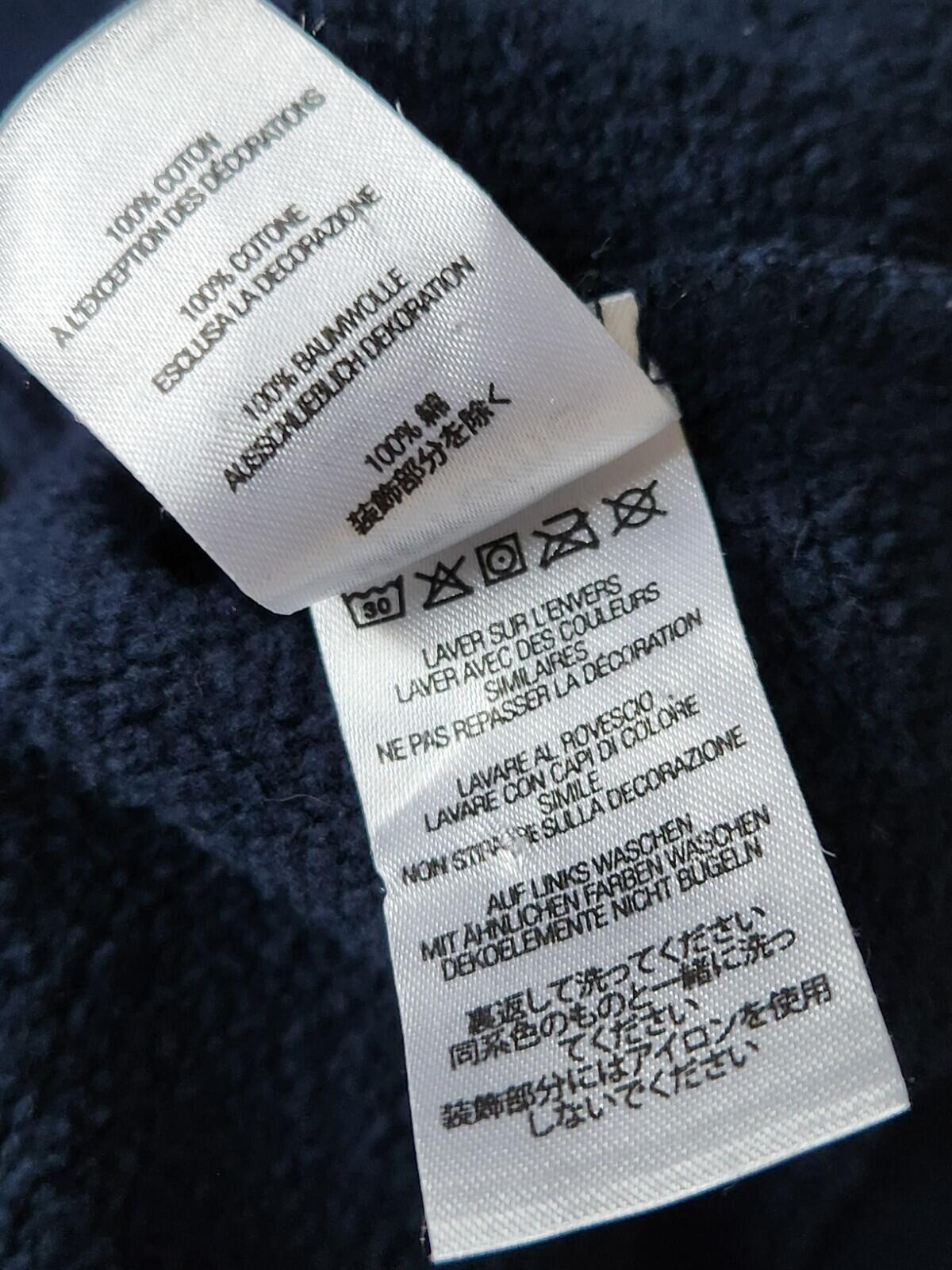 SS22 Supreme Team Chenille Kapuzenpullover Größe M Navy Hoodie