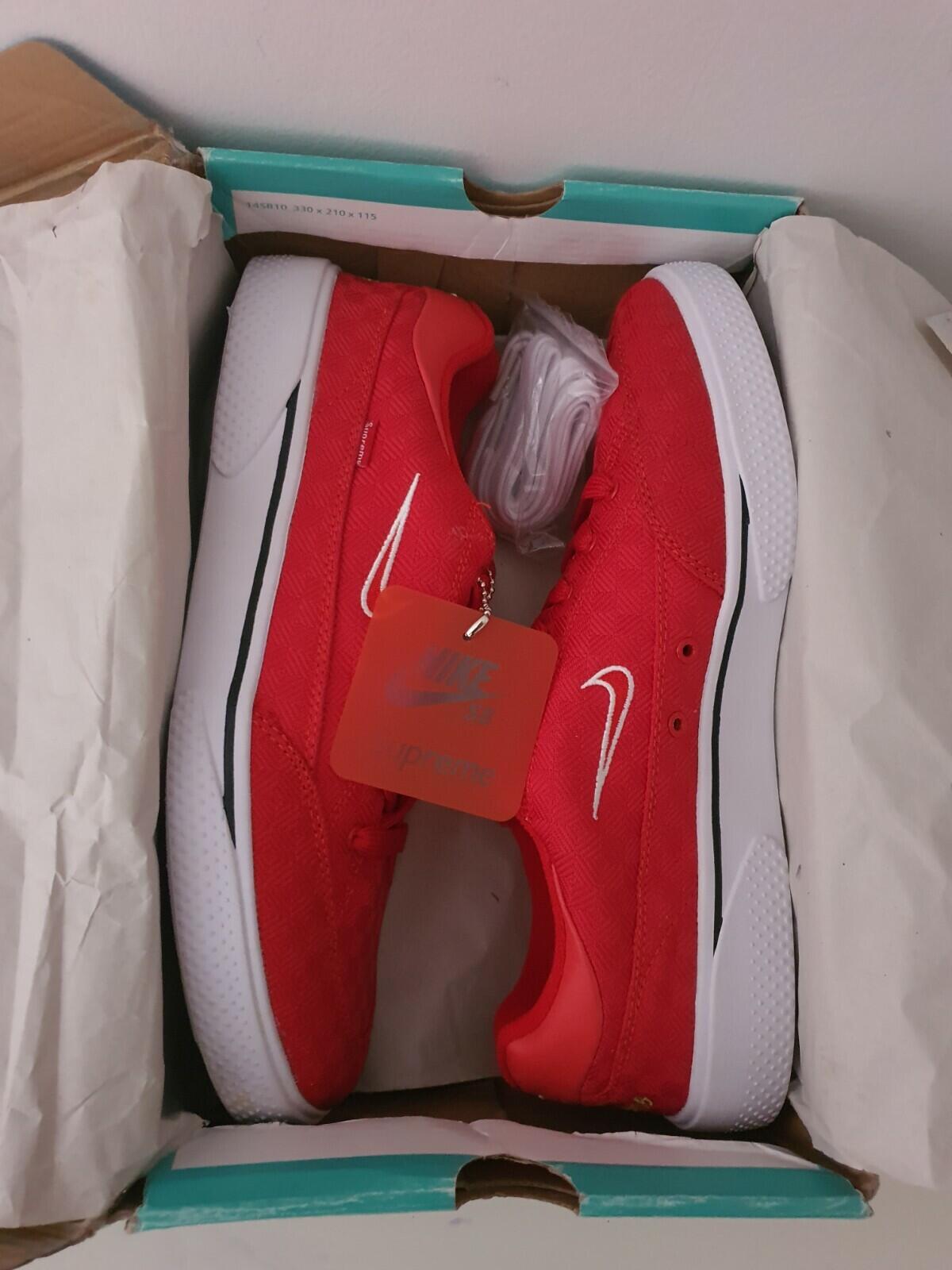 SS15 Supreme x Nike SB GTS trainers red US 11 UK 10  EU 45 lot Rare Vintage 2015