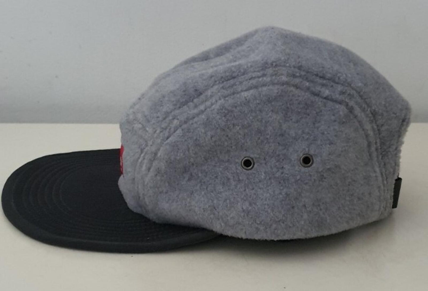 FW11 Supreme Polar Fleece Soft Bill Camp Cap grey Hat vintage 2011 polartec Rare