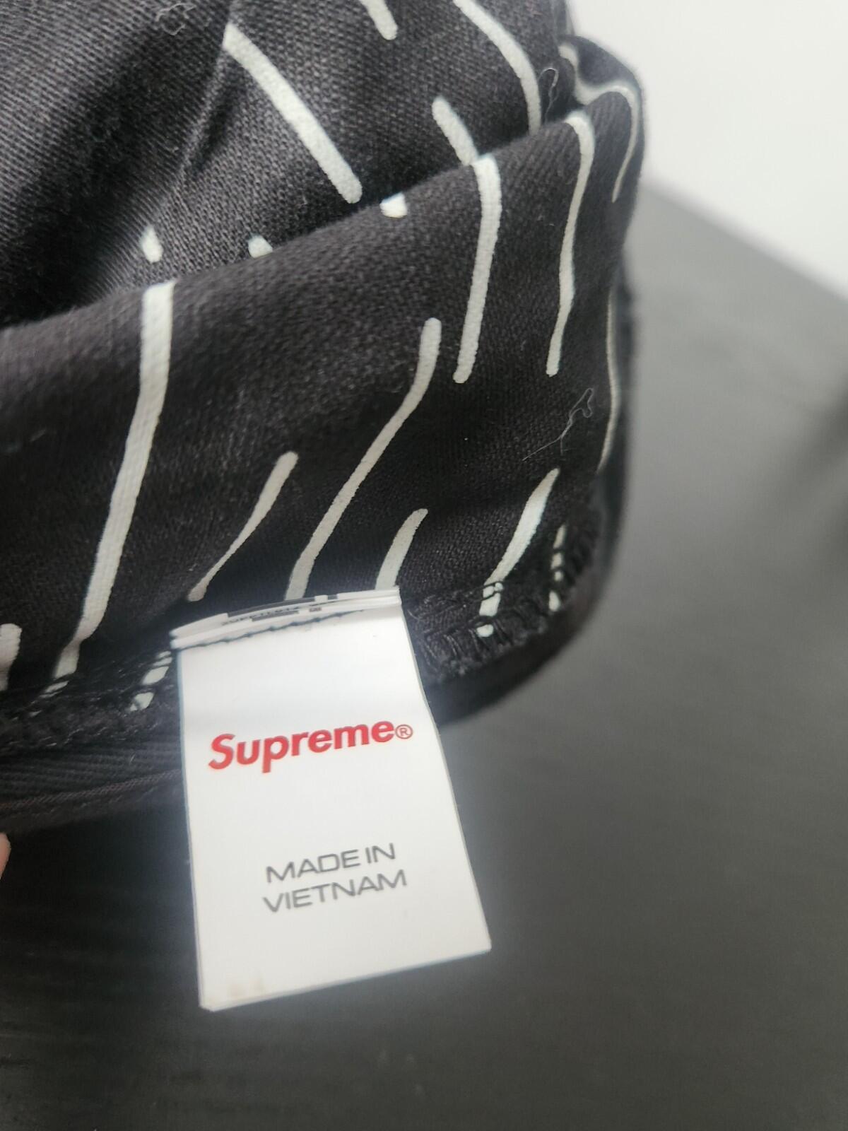 FW24 Supreme Military Boonie Black Raindrop Size S/M