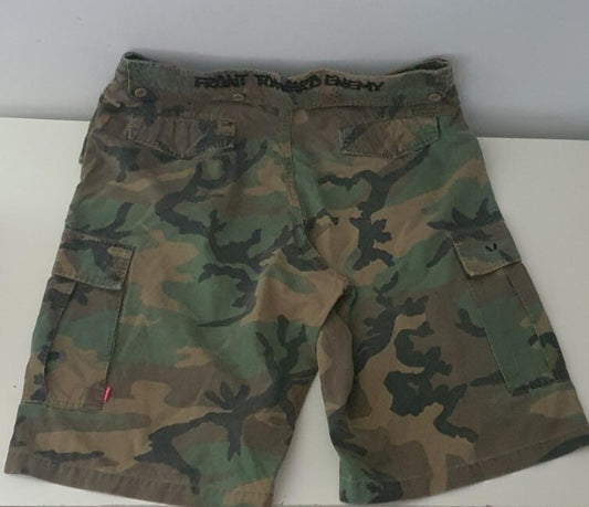 SS07 Supreme WTAPS pantalón corto cargo camuflaje talla 34 verde shorts Muy Raro 2007 Vintage