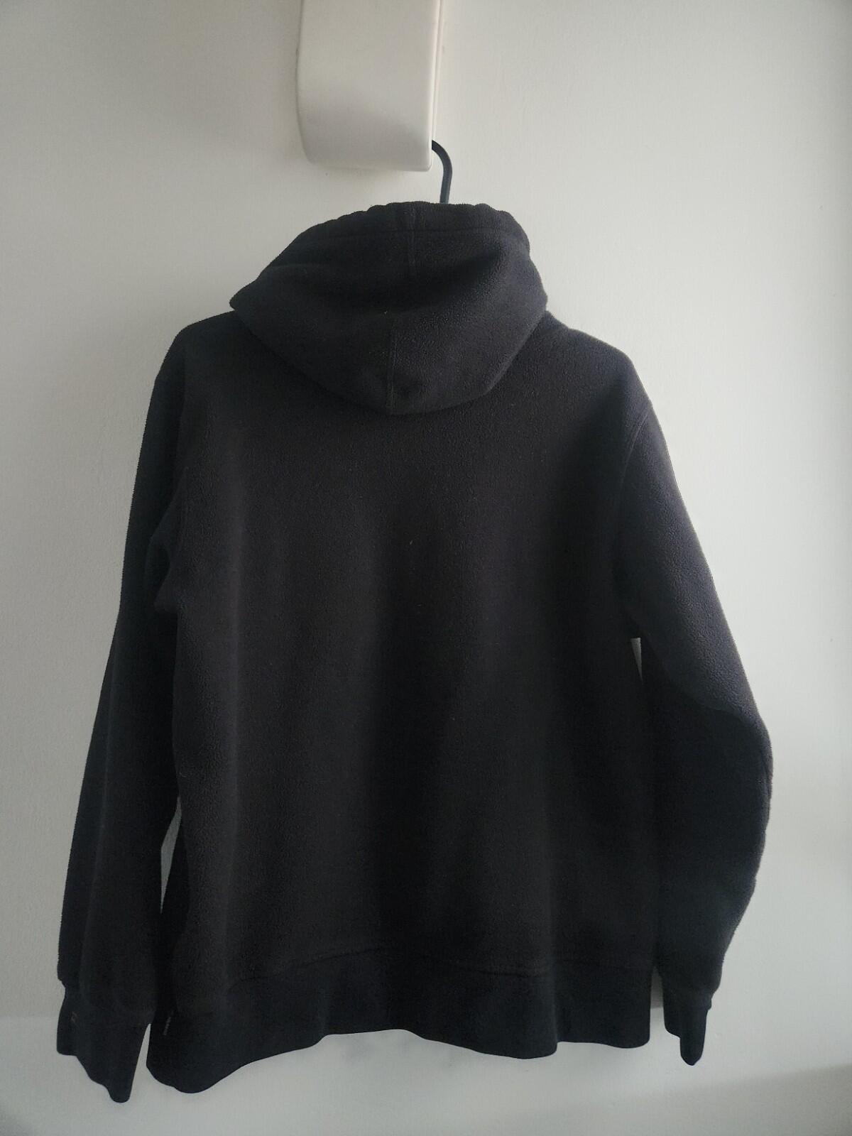 FW17 Supreme Polartec Small box logo Hooded Sweatshirt Black hoodie M fleece