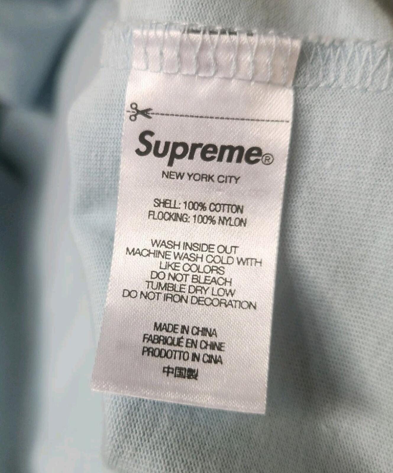 SS23 Supreme Celebré Hooded L/S Top Hoodie Light Blue Size L