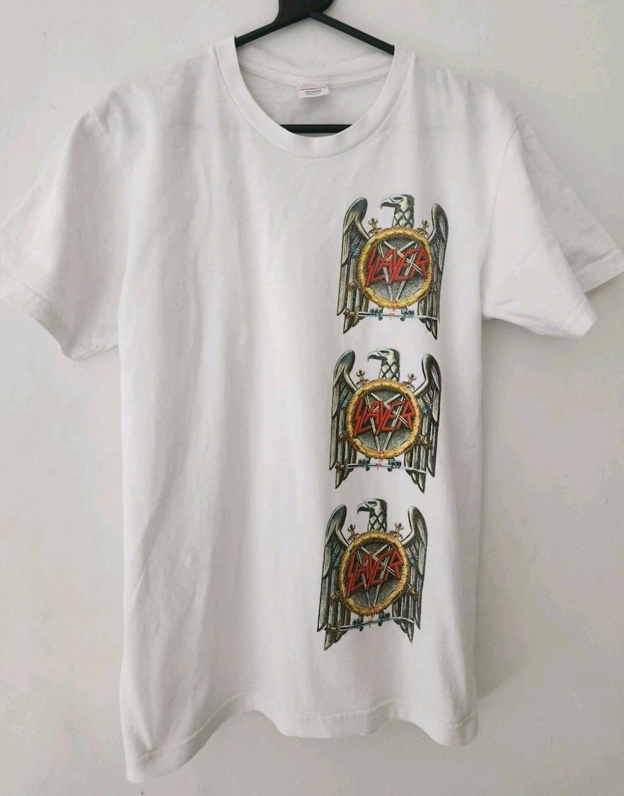 FW16 Supreme x Slayer Eagle tee white T-shirt size M medium