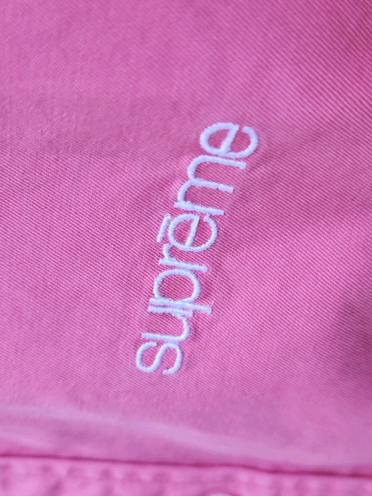 SS18 Supreme Washed Twill Shirt Coral Größe L