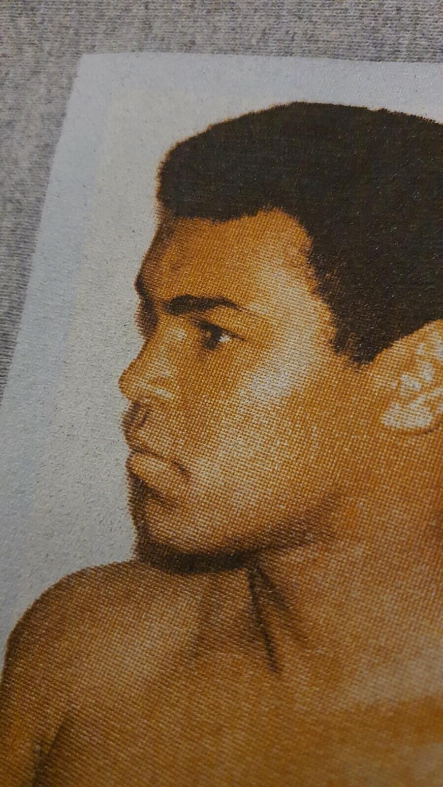 SS16 Supreme AliWarhol Hooded Sweatshirt Heather Grey Größe M Muhammad Ali