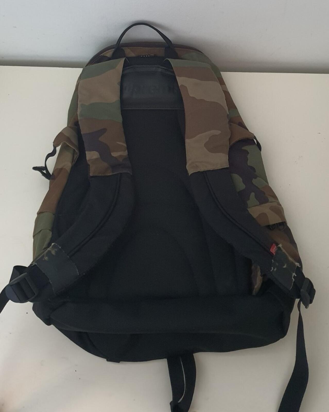FW15 Supreme Contour Woodland Camo Backpack Signed By BLONDEY