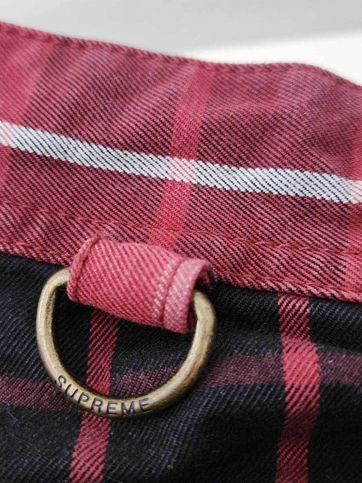 SS21 Supreme Cargo Flight Pant Tartan Red Size 34 W34 L 32