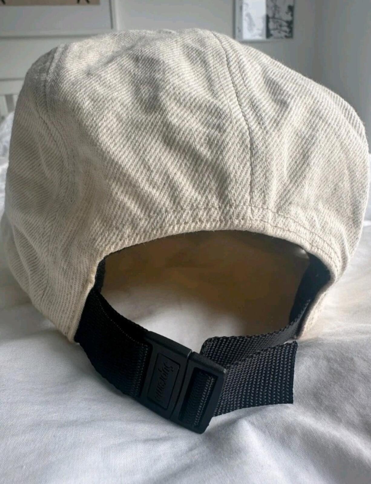 FW22 Supreme Denim Camp Cap Natural