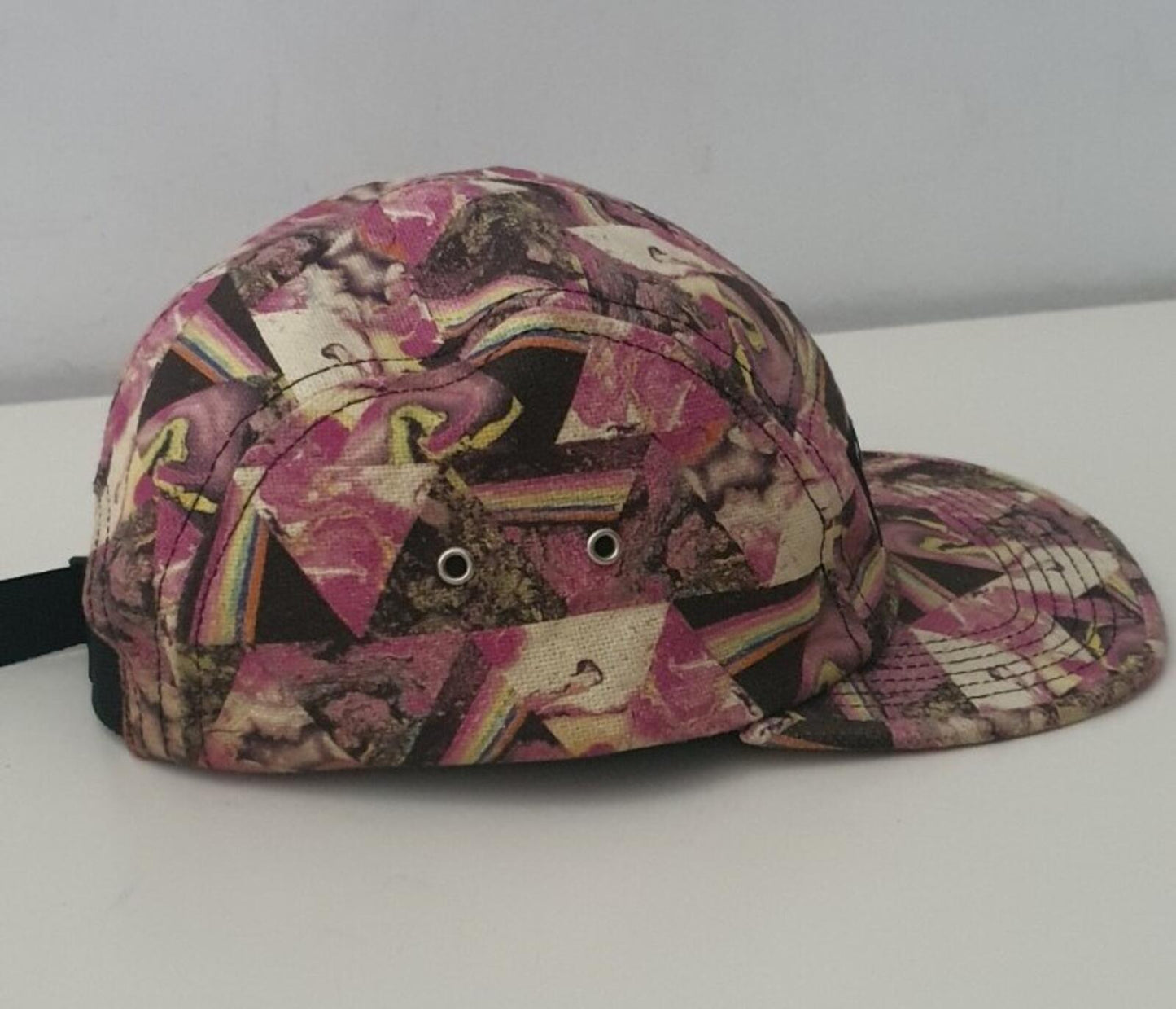 FW13 Supreme x Liberty Art Fabrics Thorgerson Camp Cap Seltener Vintage Hut Box Logo