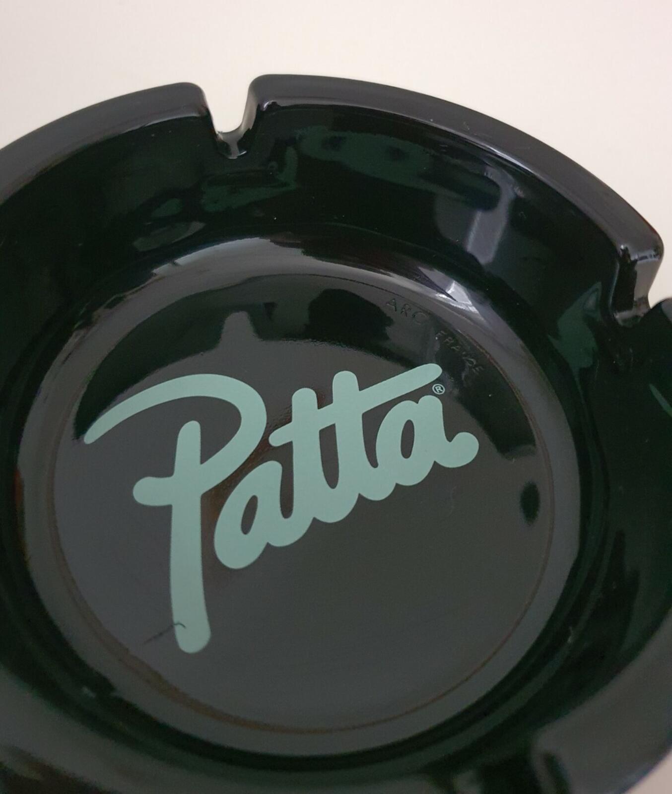 SS18 PATTA Ash ceramic Ashtray Black Green Accessory