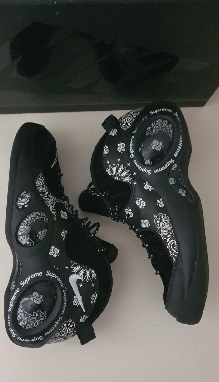 SS22 Supreme Nike Air Zoom Flight 95 SP Black UK 7.5 US 8.5 EUR 42 Bandana lot