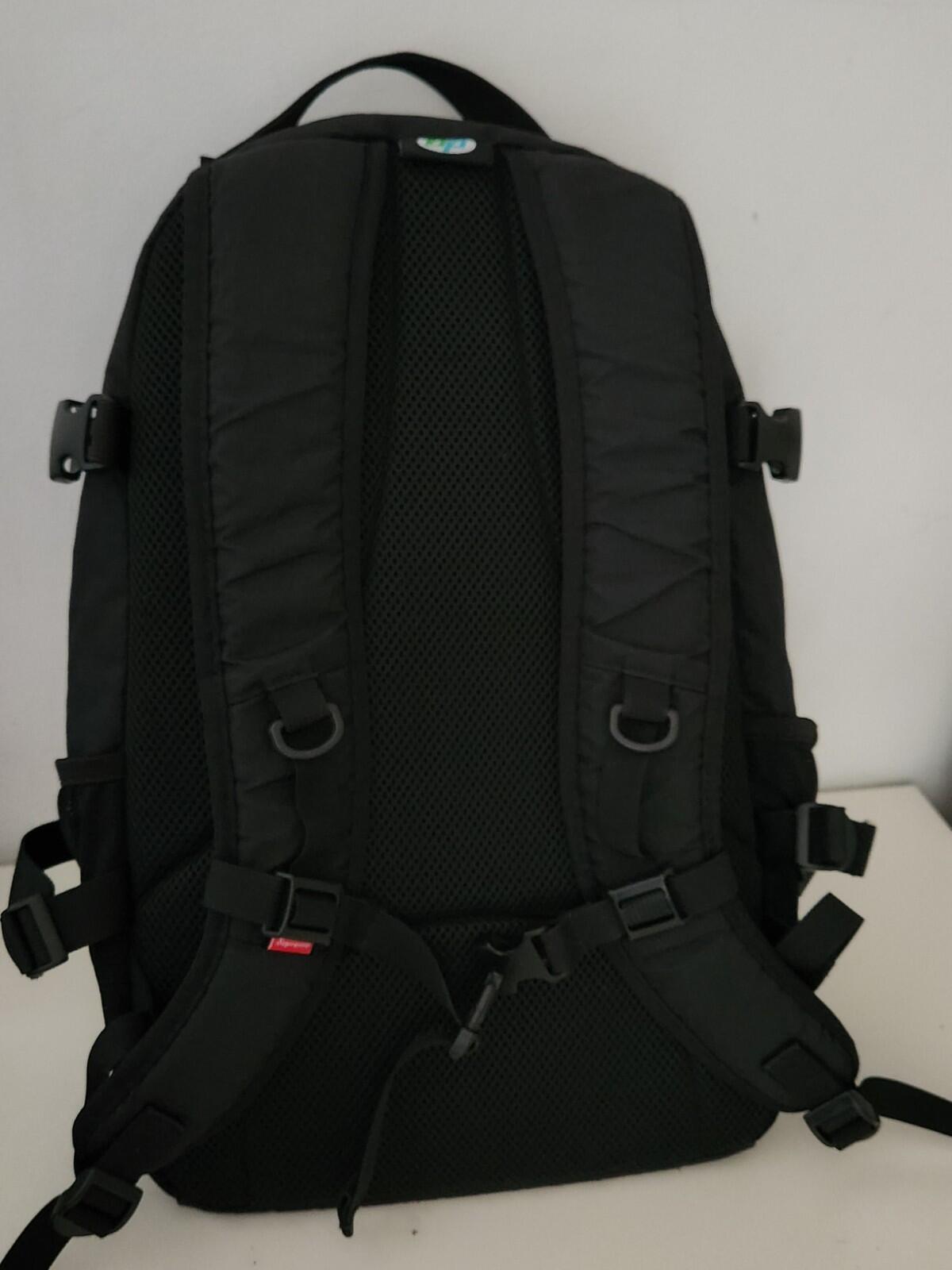 FW18 Supreme Backpack Bag Black Water Resistant