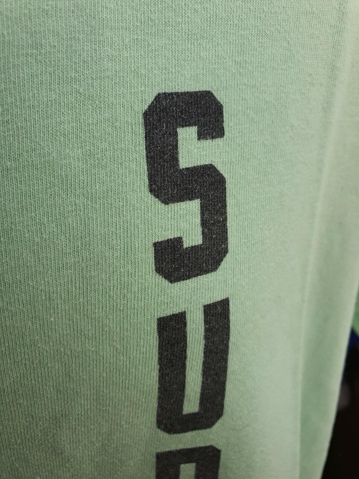 SS15 Supreme x Thrasher Flames Tee Lime Size L