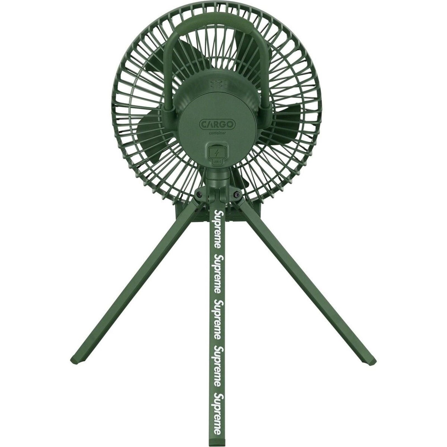 FW23 Supreme Cargo Container Ventilador Eléctrico Inalámbrico Portátil Verde Oliva Accesorio