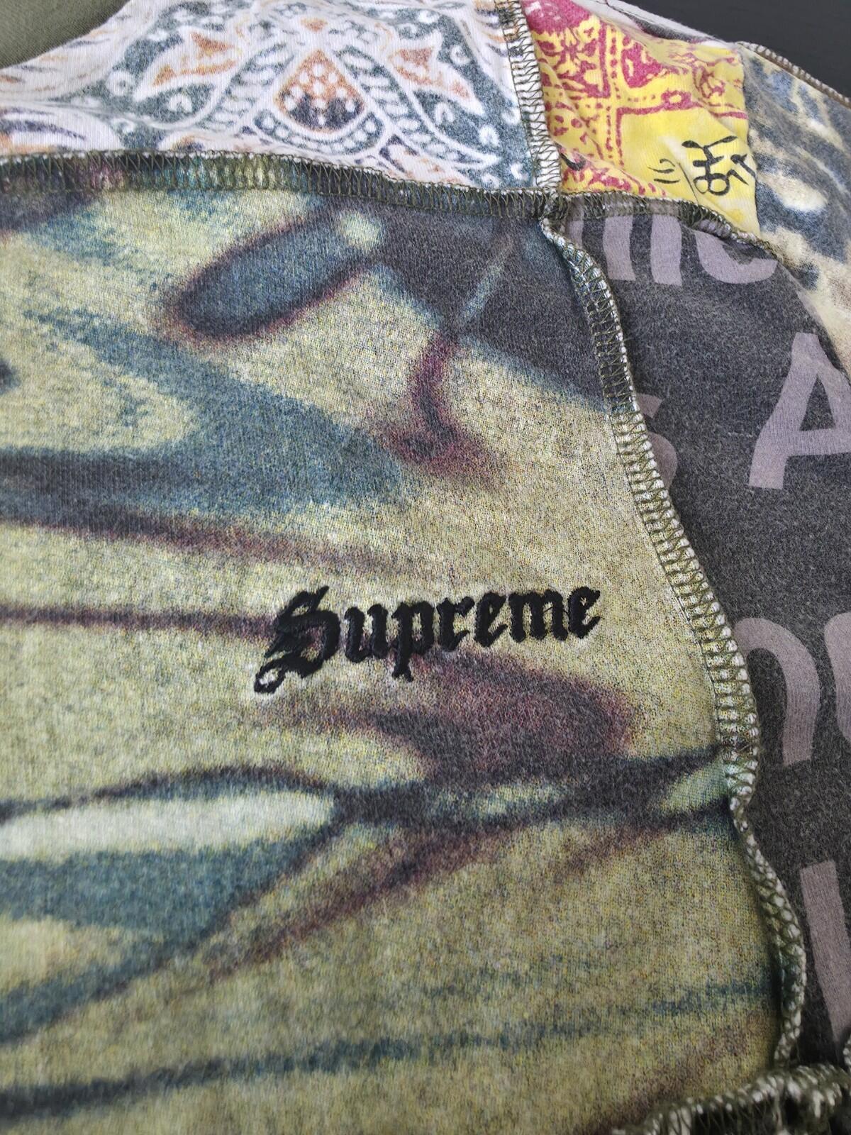 SS21 Supreme Mosaic Patchwork L/S top Size L