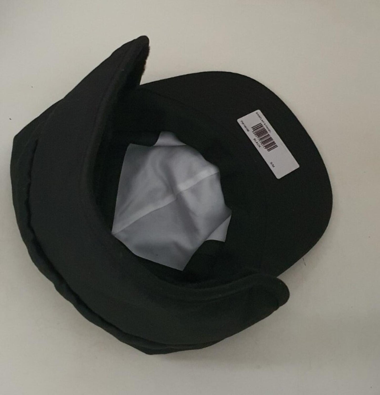 FW19 Supreme Earflap 6-Panel Kappe Schwarz Mütze Größe S/M Adler Neu