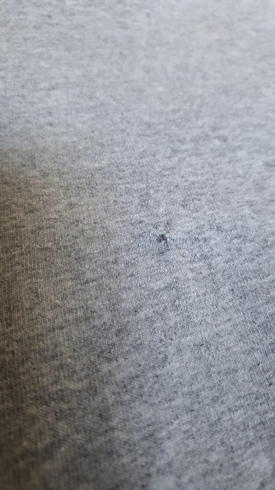 Camiseta SS19 Supreme Headline talla M gris jaspeado "Pouvoir"