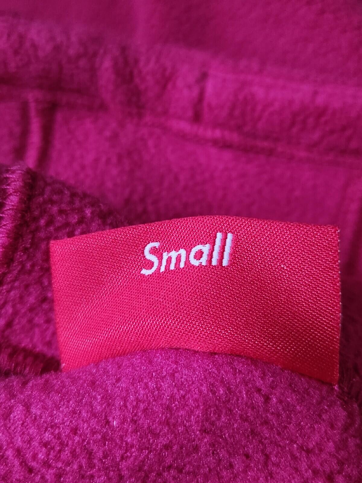 FW21 Supreme Polartec Hooded Sweatshirt Size S Small Pink Fleece Magenta Hoodie