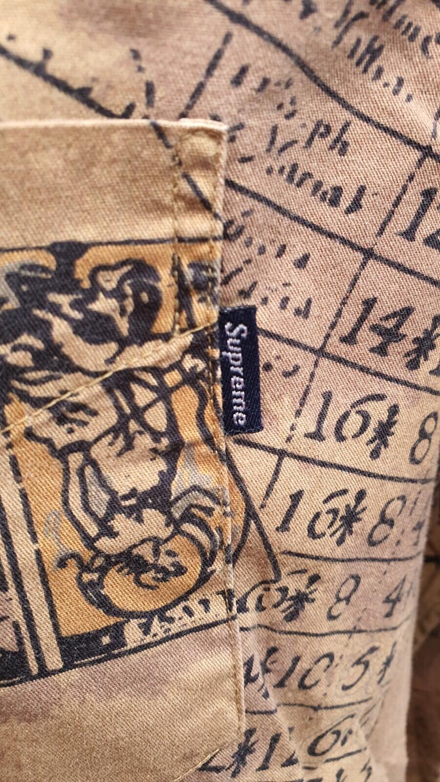 FW13 Supreme Occult Shirt Hellbraun Größe M