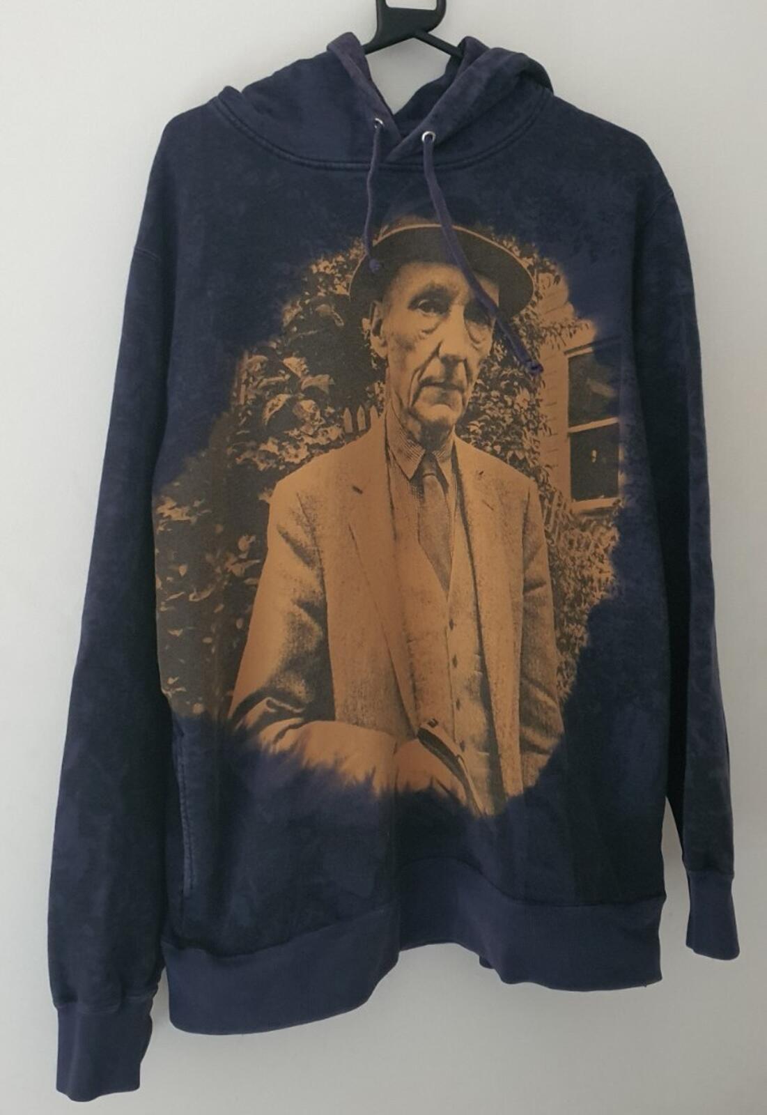 SS16 Supreme Burroughs Hooded Sweatshirt size XL navy hoodie