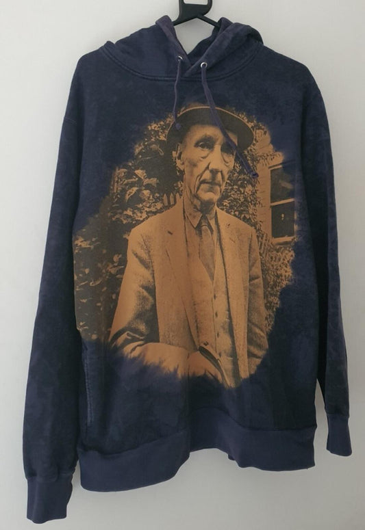Sudadera con capucha Supreme Burroughs SS16 talla XL azul marino