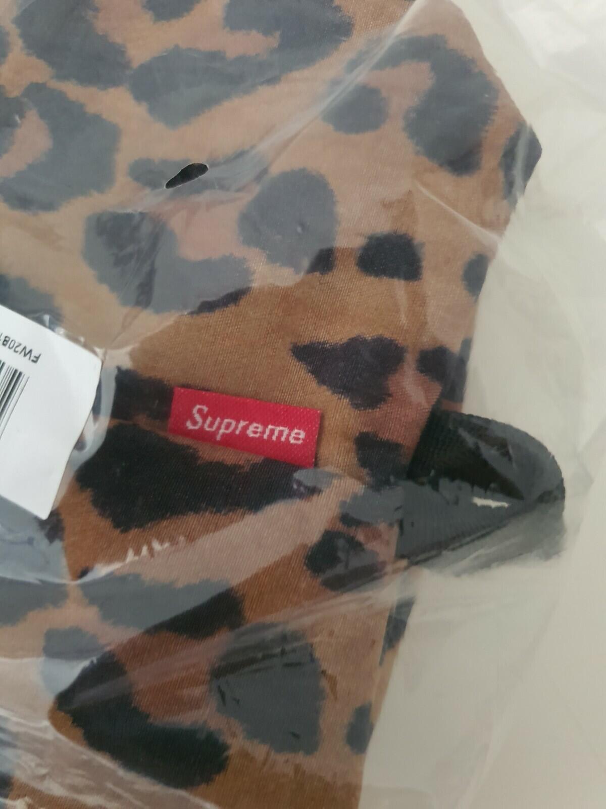 FW20 Supreme Neck Pouch Bag Leopard Water Resistant