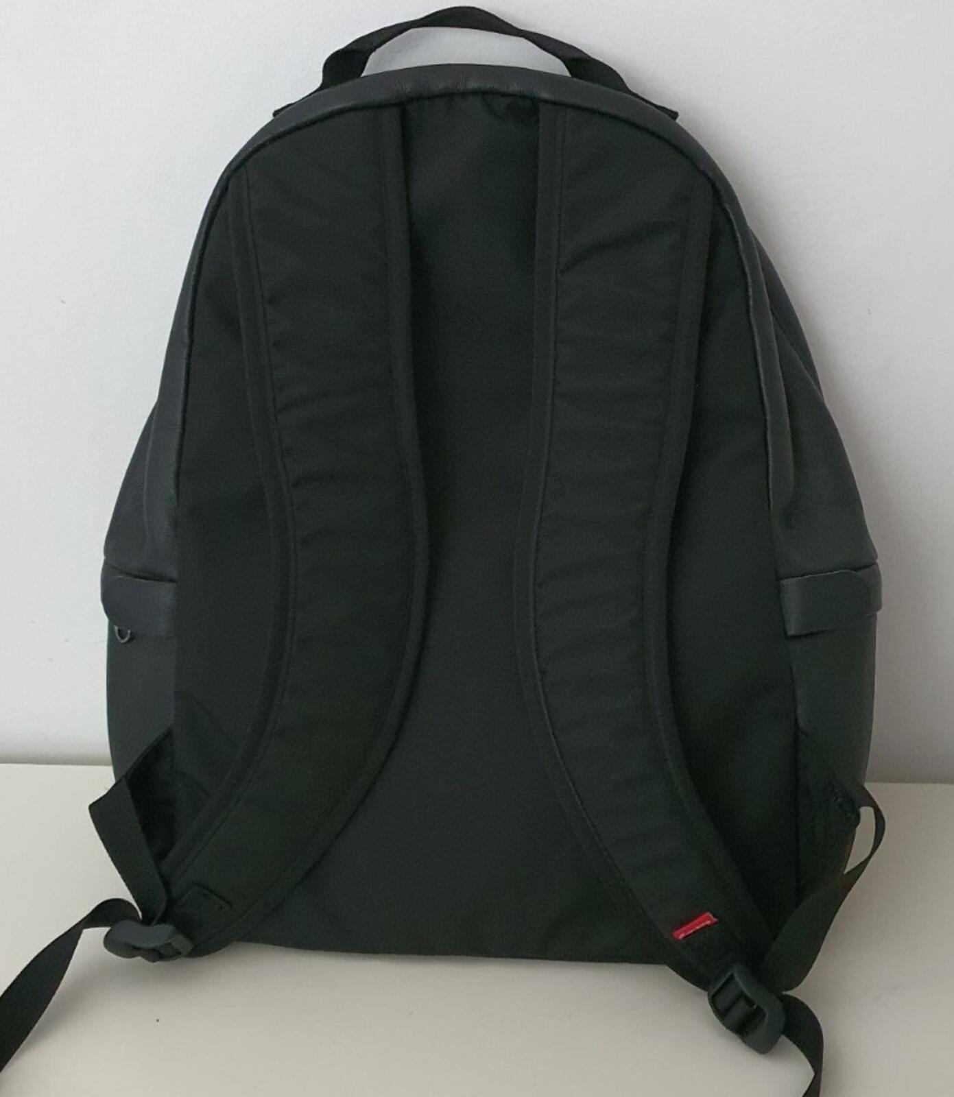 FW17 Supreme x The North Face Leather Day Pack Black Backpack