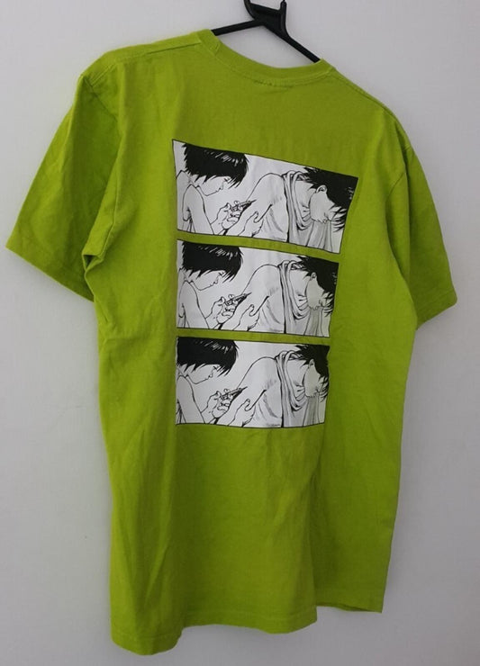 FW17 Supreme x Akira Syringe lime tee size M medium T-shirt Anime Worn 1x
