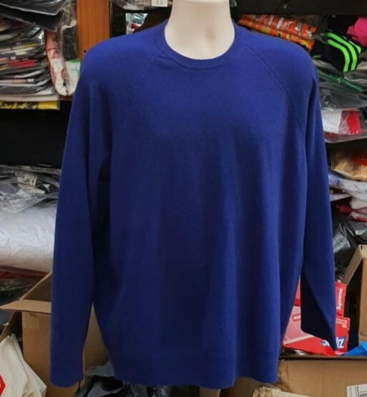 FW18 Supreme Cashmere RRP £228 dark royal Sweater size L large