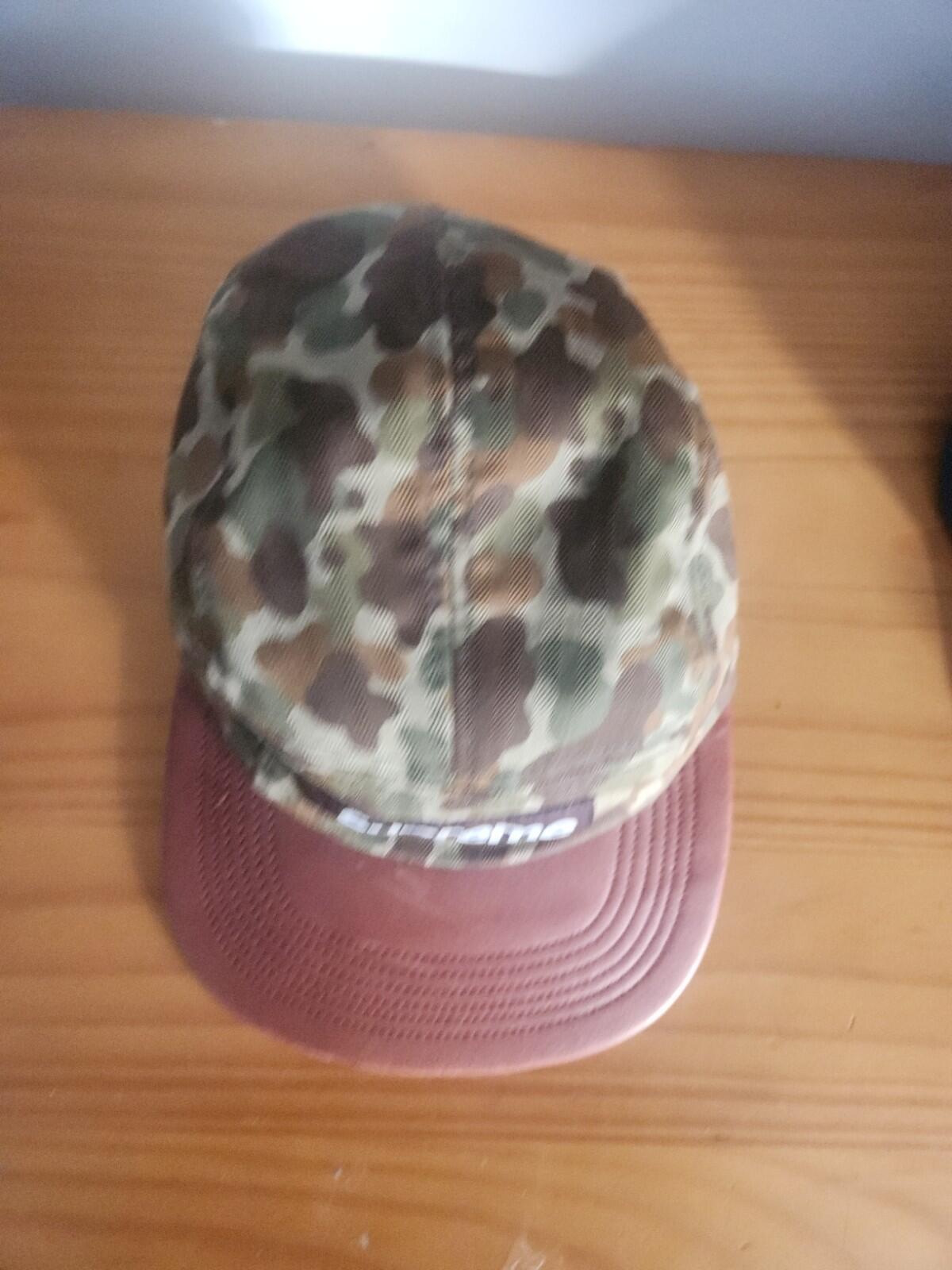 SS12 Supreme Camo Leather Camp Cap