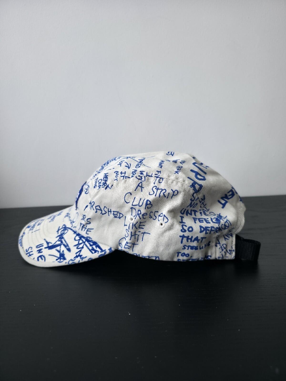 SS23 Supreme Gonz Poems Camp Cap White Mark Gonzales