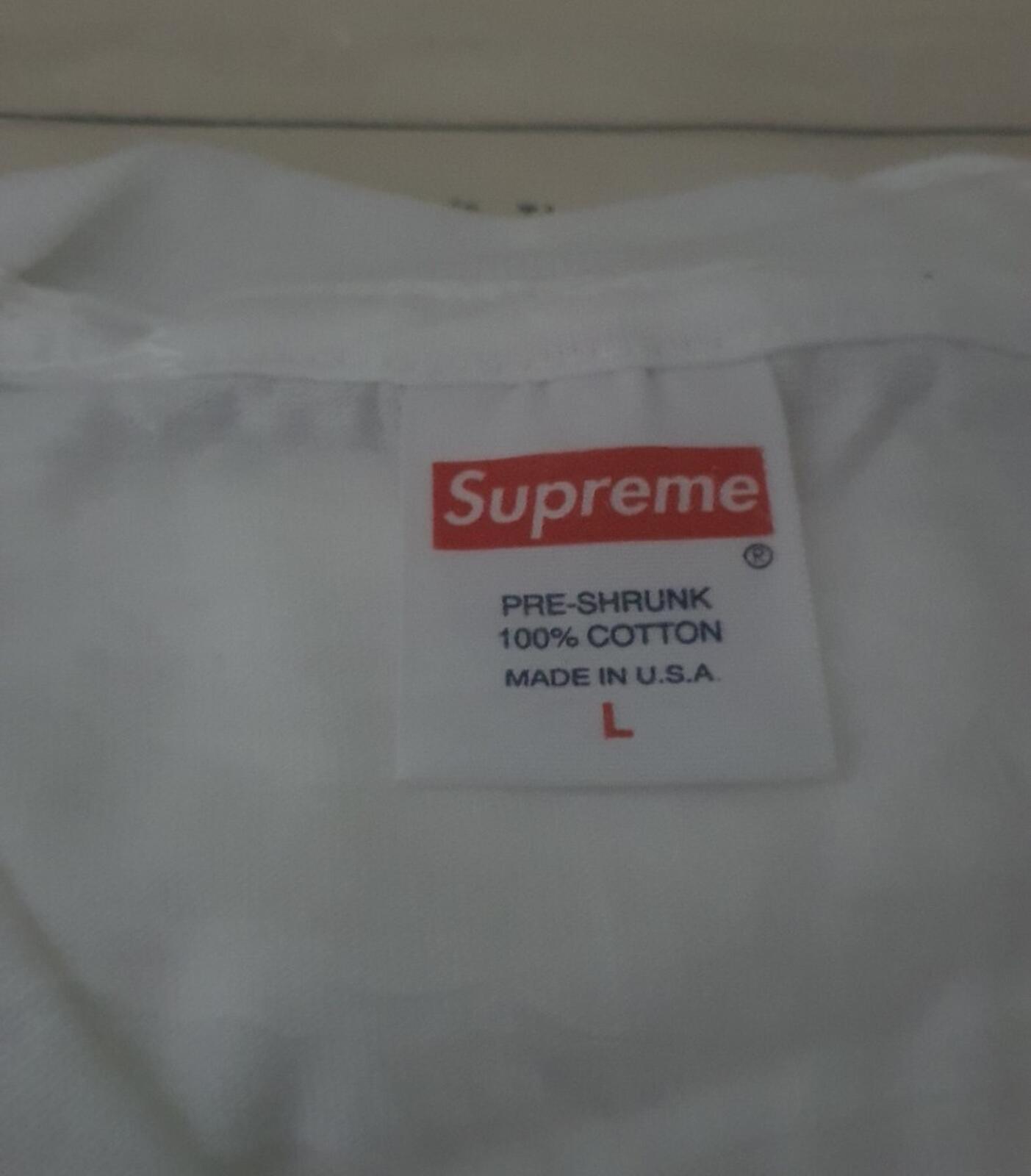 FW18 Supreme Ladybug Tee Blanca Talla L