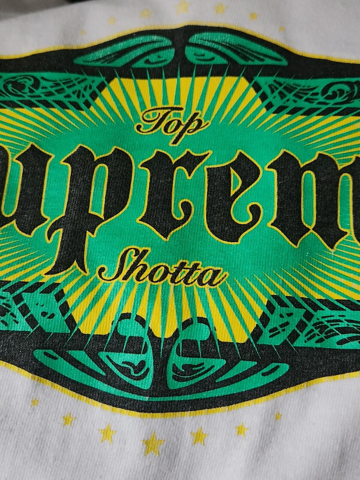 SS22 Supreme Shotta tee white t-shirt size M medium