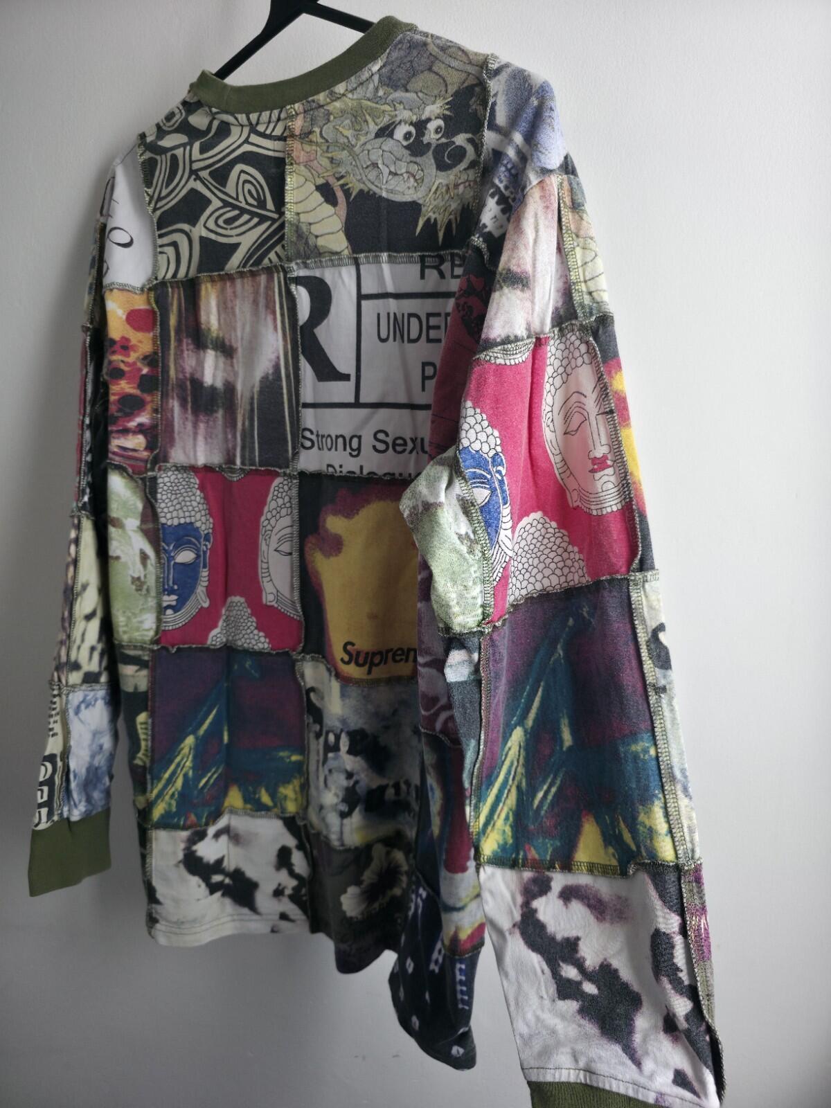 SS21 Supreme Mosaic Patchwork L/S top Size L