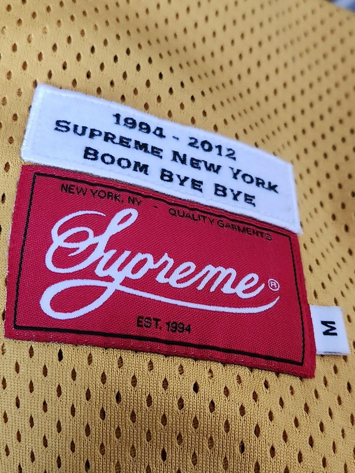 SS12 Supreme Split tank top Mesh T-shirt M medium tee Blue Yellow Rare Vintage