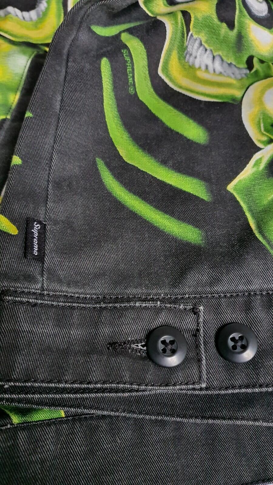 SS18 Supreme Skull Pile Work Jacket Size M