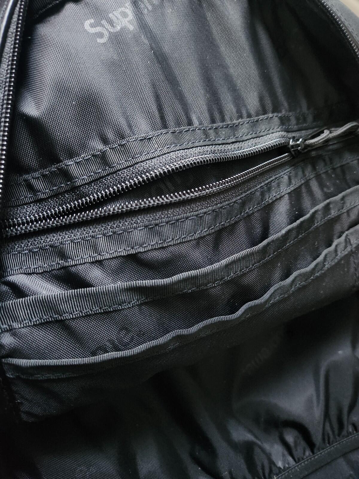 FW23 Supreme Leather Backpack Black