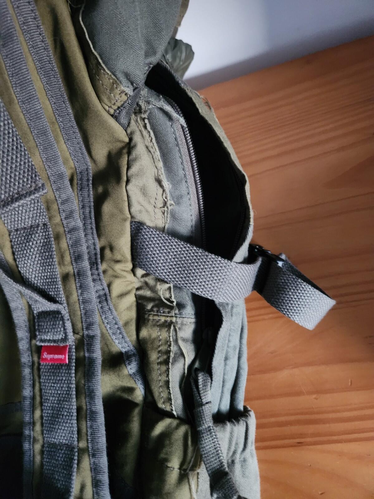 Mochila Supreme x JUNYA WATANABE CDG MAN Patchwork Oliva Otoño/Invierno 2021