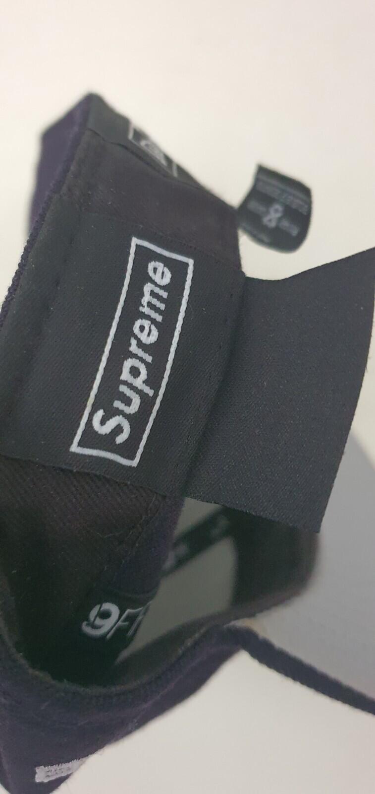 FW17 Supreme Heart New Era size 7 1/8 navy cap hat snapback