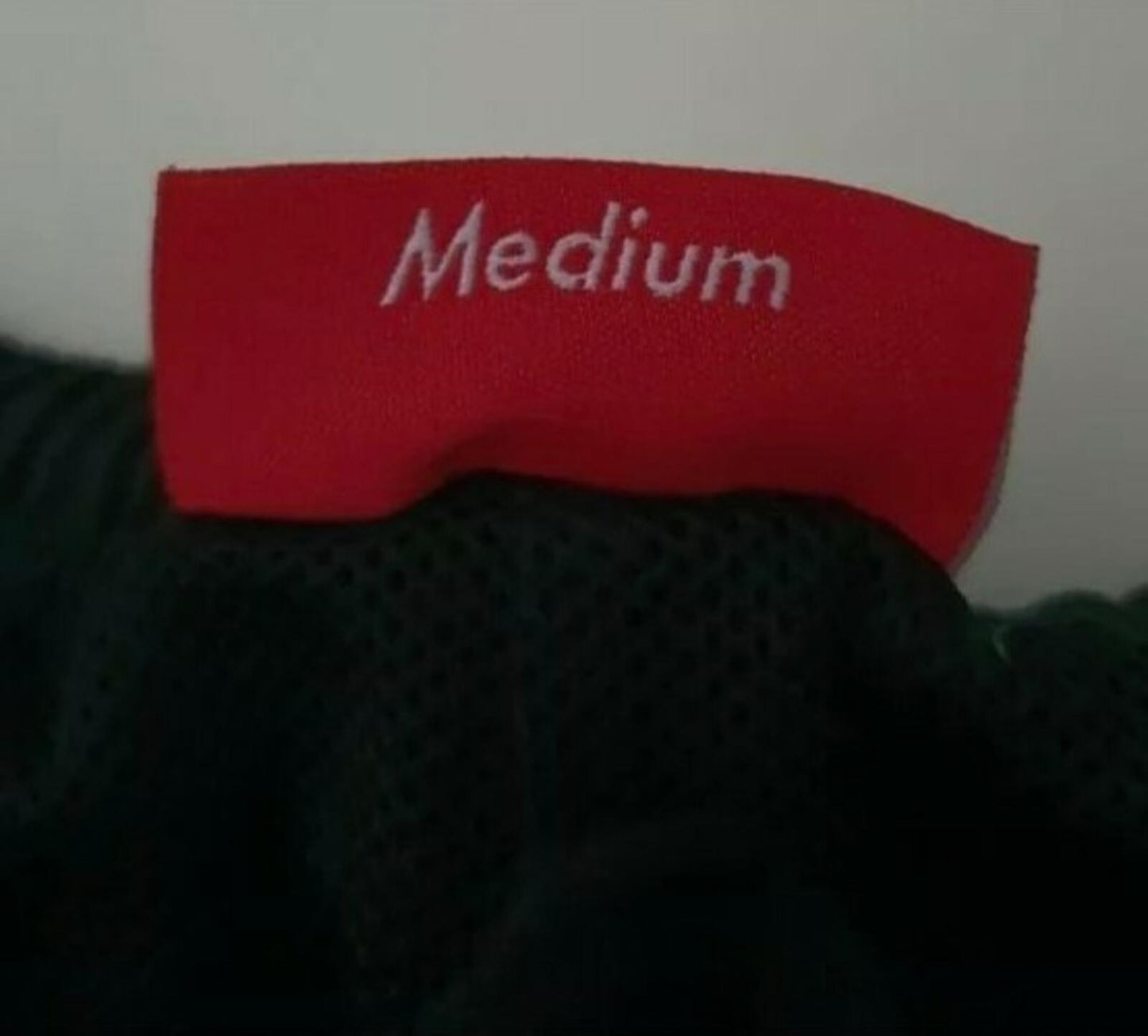 SS18 Supreme Tonal Taping nylon track pant size M medium black