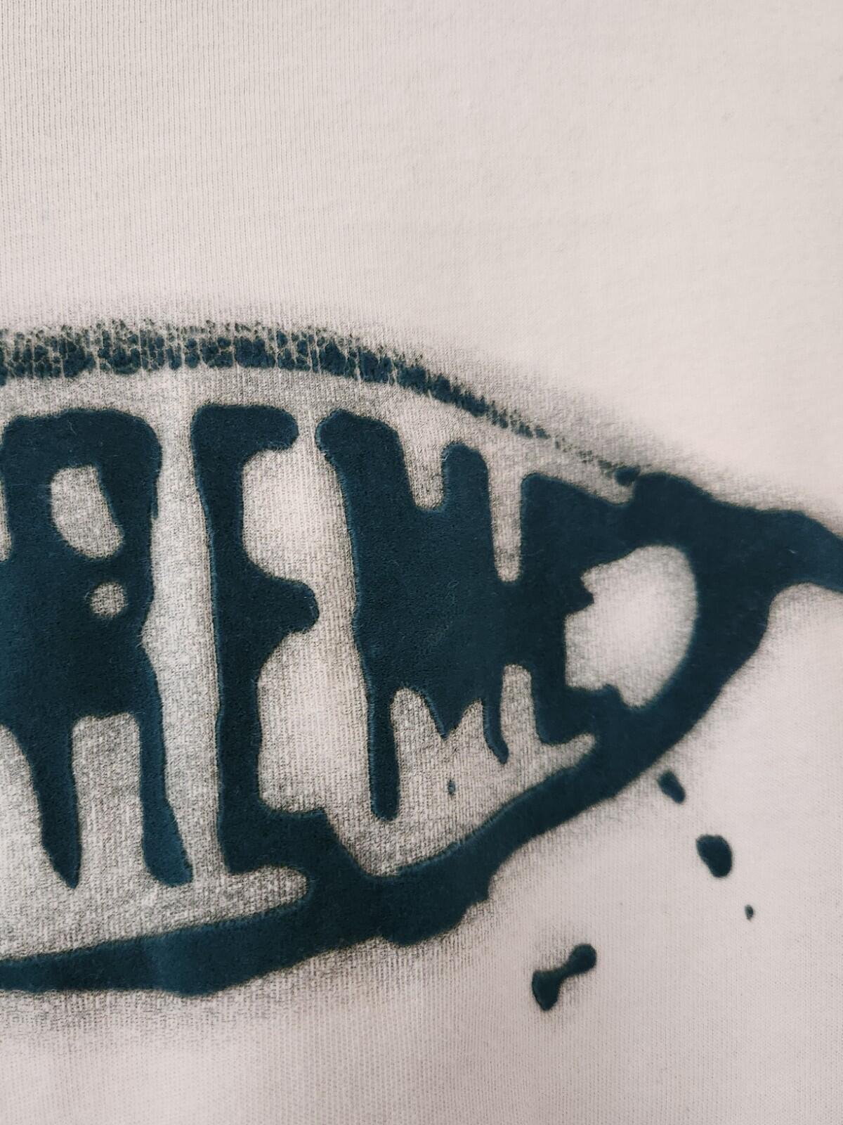 SS22 Supreme Ink Blot S/S Top Natural T-shirt size L large Short Sleeve Tee