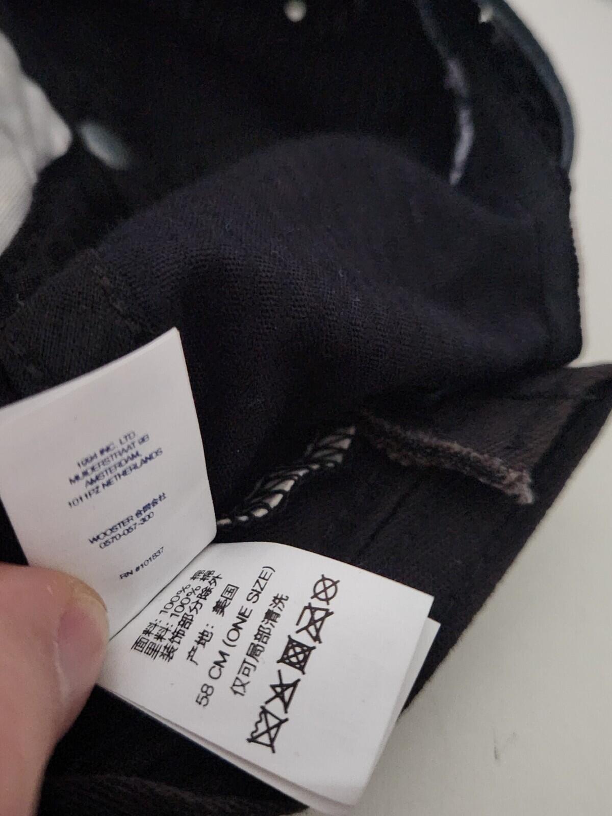FW23 Supreme Corduroy S Logo 6-panel Cap Black