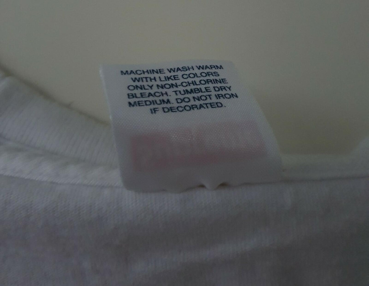 FW15 Supreme Peel white tee size XL T-shirt orange Rare